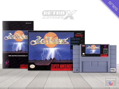 Actraiser 1 AR Super Nintendo Completo
