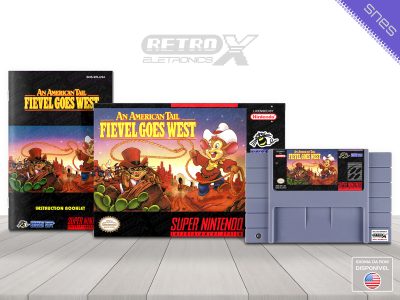 An American Tail Fievel Goes West 9W Super Nintendo Completo