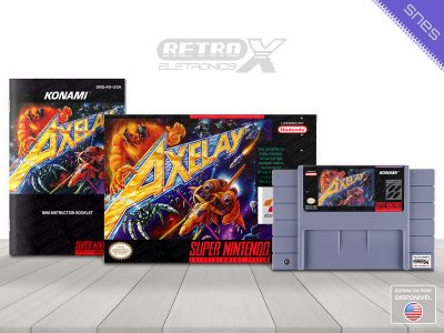 Axelay AX Super Nintendo Completo