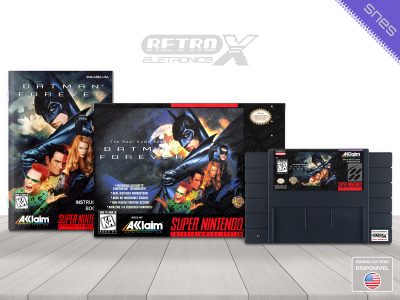 Batman Forever A3BE Super Nintendo Completo Cartucho Preto