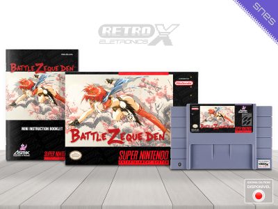 Battle Zeque Den ZQ Super Nintendo Completo