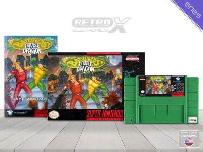 Battletoads & Double Dragon UL Super Nintendo Completo Cartucho Verde