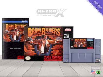 Brawl Brothers RE Super Nintendo Completo