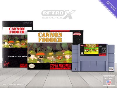Cannon Fodder ACNP Super Nintendo Completo - port pal para ntsc