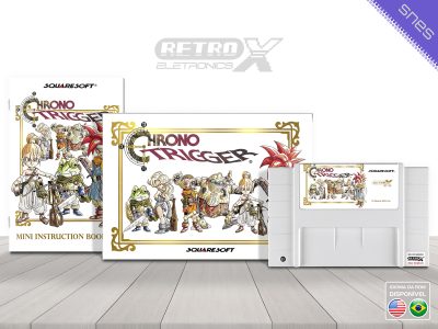 Chrono Trigger ACTE Especial Super Nintendo Completo - especial Cartucho Branco