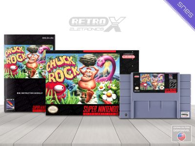 Chuck Rock CK Super Nintendo Completo