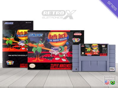 Daffy Duck The Marvin Missions YF Super Nintendo Completo