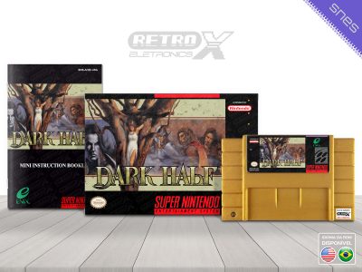Dark Half AHIE Super Nintendo Completo Cartucho Dourado
