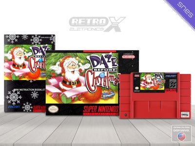 Daze Before Christmas ADCP Super Nintendo Completo Cartucho Vermelho