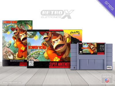 Donkey Kong Country 1 Kremling's Revenge HACK Super Nintendo Completo - hack