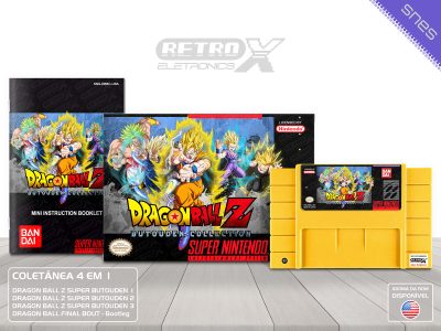 Dragon Ball Z Butouden Collection DBBC Super Nintendo Completo - coletanea Cartucho Amarelo
