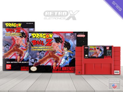 Dragon Ball Z Super Legend of Goku Chapter of Awakening A2ZE Super Nintendo Completo Cartucho Vermelho