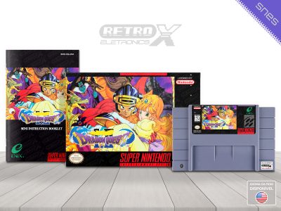 Dragon Quest 1 & 2 DQ Super Nintendo Completo