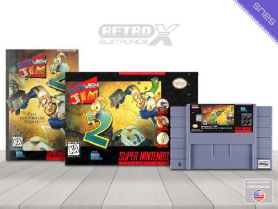 Earthworm Jim 2 A2EE Super Nintendo Completo