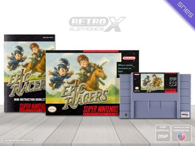 Epic Racers Super Nintendo Completo - hack chip especial