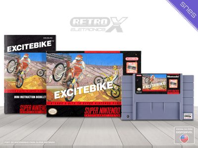 Excitebike NES TO SNES Super Nintendo Completo - port