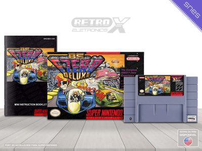 F-Zero Deluxe FZD1 Super Nintendo CUSTOM Completo - port satellaview