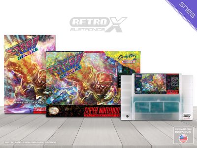 F-Zero Deluxe FZD1 Super Nintendo Completo Cartucho Translucido especial caquinhos 3d - port satellaview