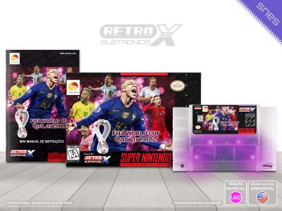 Fifa World Cup 2022 Qatar WC22 Completo - iss hack Cartucho Translucido COM LEDS