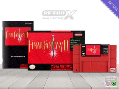 Final Fantasy 2 F4 Super Nintendo Completo Cartucho Vermelho