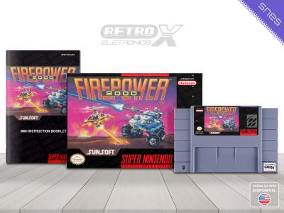 Fire Power 2000 FW Super Nintendo Caixa Completo