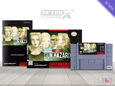 Front Mission Gun Hazard AZGJ Super Nintendo Completo