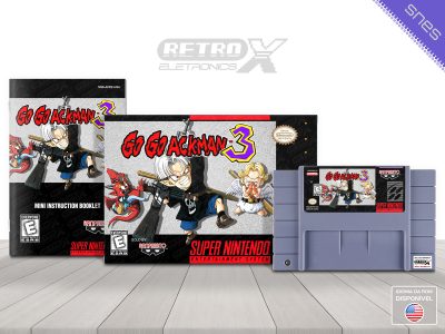 Go Go Ackman 3 AVPE Super Nintendo Completo