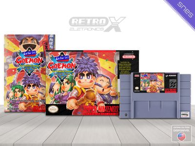 Goemon 4 A4GE Super Nintendo Completo