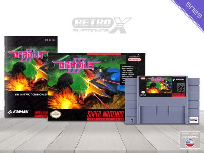 Gradius 3 G3 Super Nintendo Completo
