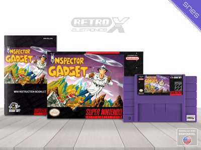 Inspector Gadget 5G Super Nintendo Completo Cartucho Roxo