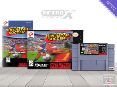 International Super Star Soccer 3U Super Nintendo Completo
