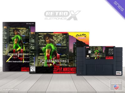 Killer Instinct Eyedol Edition AKLE Super Nintendo Completo - hack Cartucho Preto