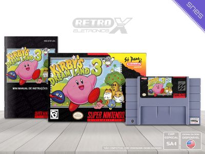 Kirby Dream Land 3 GRADIENTE Super Nintendo Completo - chip especial