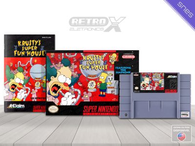 Krusty's Super Fun House FH Super Nintendo Completo