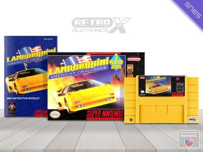 Lamborguini L8 Super Nintendo Completo Cartucho Amarelo