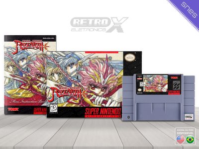 Magic Knight Rayearth AURJ Template Super Nintendo Completo