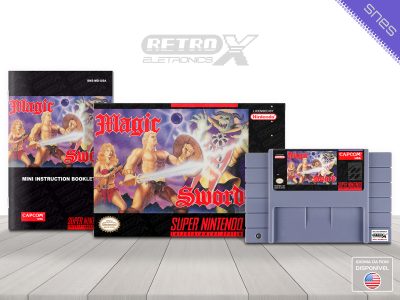 Magic Sword MD Super Nintendo Completo