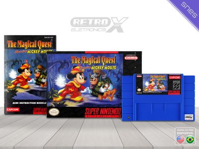 Magical Quest 1 Starring Mickey Mouse Completo Cartucho Azul
