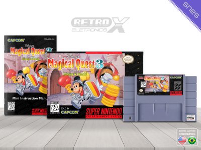 Magical Quest 3 Starring Mickey & Donald AM3E Super Nintendo Completo