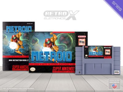 Metroid 1 NES TO SNES Super Nintendo Completo - port