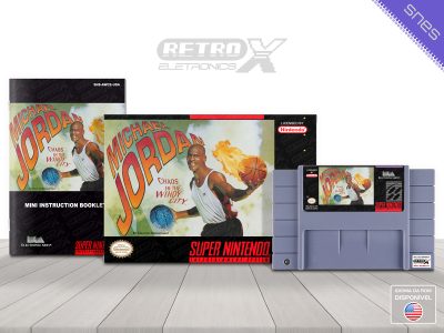 Michael Jordan Chaos In The Windy City AWCE Super Nintendo Completo