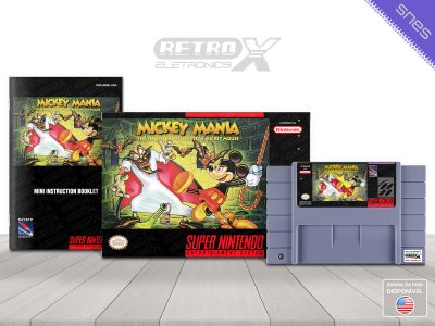 Mickey Mania AMIE Super Nintendo Completo