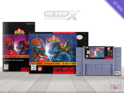 Mighty Morphin Power Rangers The Fighting Edition A3RE Super Nintendo Completo