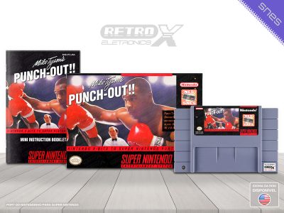 Mike Tyson's Punch-Out!! NES TO SNES Super Nintendo Completo - port