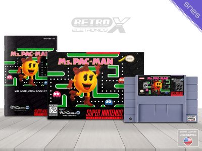 Ms Pac-Man AN8E Super Nintendo Completo