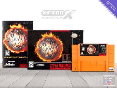 NBA JAM TE AJTE Super Nintendo Completo Cartucho Laranja