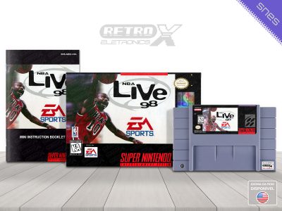 NBA Live 98 A8KE Super Nintendo Completo