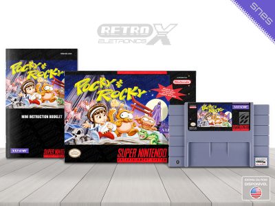 Pocky & Rocky 1 KK Super Nintendo Completo