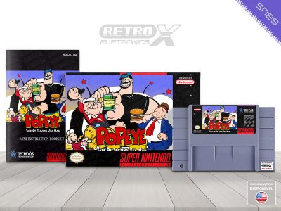 Popeye Tale of Teasing Sea Hag XI Super Nintendo Completo