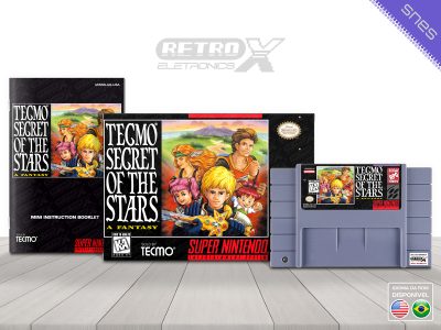 Secret of Stars Tecmo AQ Super Nintendo Completo
